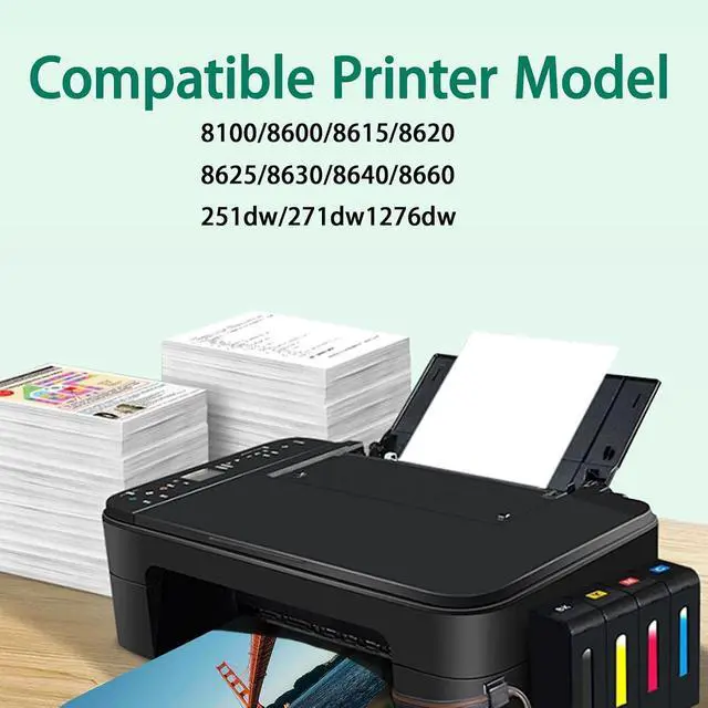 Alt view image 2 of 6 - 950XL 951XL Ink Cartridges High Yield Use for OfficeJet Pro 8600 8610 8615 8620 8625 8630 8640 8660 8100 8110 Printers(4 Pack Black Cyan Magenta Yellow)