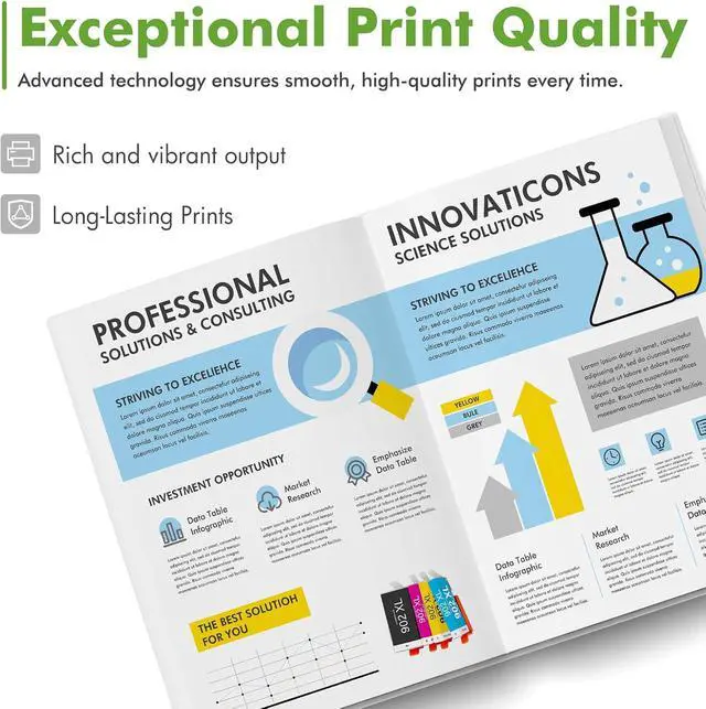Alt view image 4 of 6 - 902XL 902 Ink Cartridges for HP Printers 6978 6968 Ink Cartridges 4-Pack