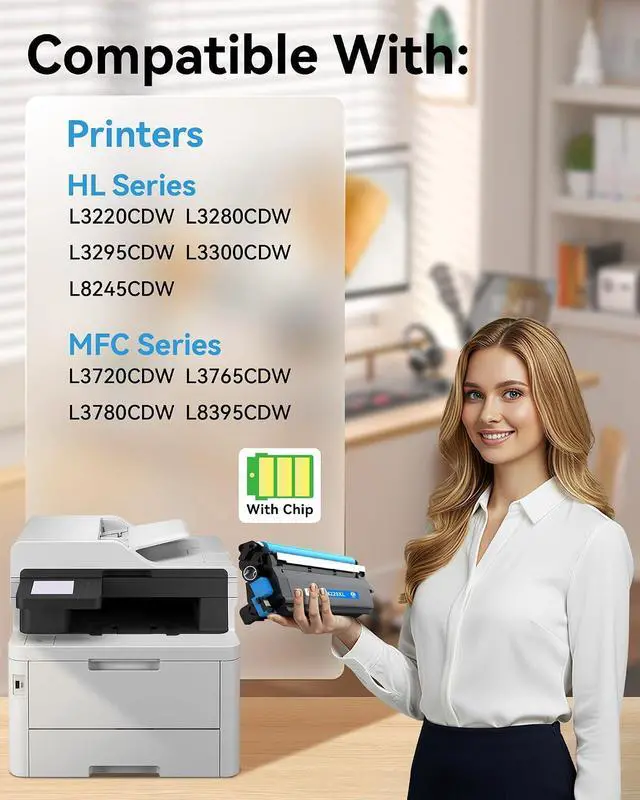 Alt view image 2 of 7 - TN229XL for Brother TN229XL Toner Cartridges TN229 229 MFC-L3780CDW