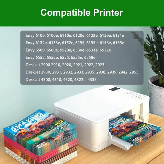 Alt view image 2 of 7 - Remanufactured 68 68XL 68e Replacement for HP 68 Ink Cartridges Combo Pack