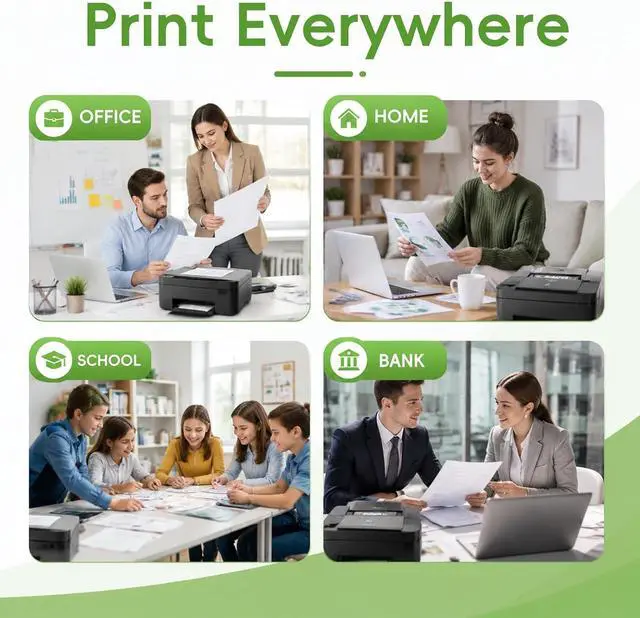 Alt view image 7 of 7 - 951xl ink cartridges combo pack Replacement for HP OfficeJet 8600 4Pack