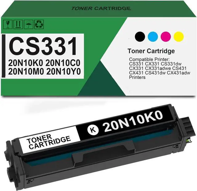 Main image of CX331 CS331 Black Toner Cartridges Compatible for Lexmark CS331 20N10K0 Toner Cartridge for CS331 CX331 CS331dw CX331adwe CS431 CX431 CS431dw CX431adw Printers,1 Pack