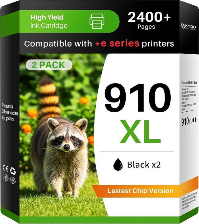 Main image of Skydo 910XL Ink Cartridges Combo Pack Compatible for HP 910 XL 8015e 8025e