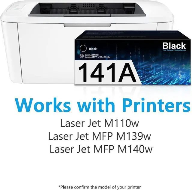Alt view image 2 of 7 - 141A Black Toner Cartridge Set 2-Pack High Yield with Chip