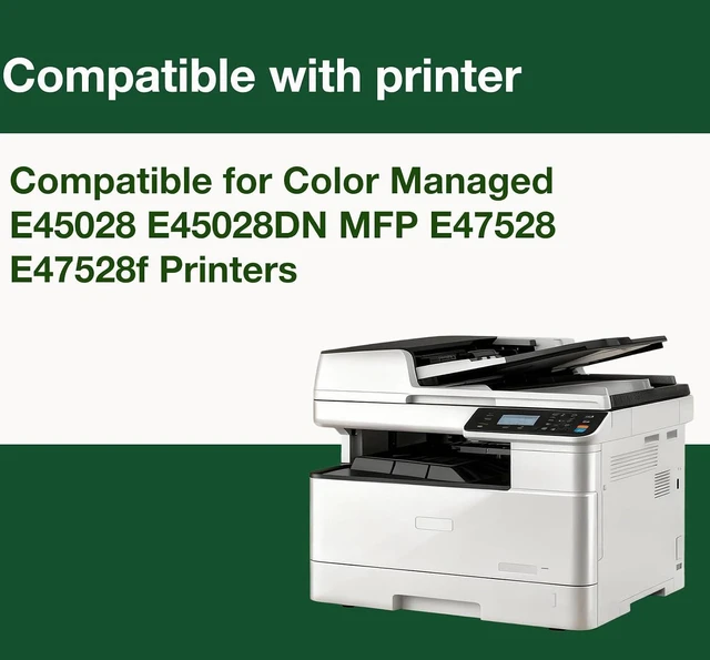 Alt view image 2 of 5 - W9090MC W9091MC W9092MC W9093MC Toner Cartridges Replacement for HP Color LaserJet Managed E45028dn MFP E47528f Printer, High Yield BKCMY 4 Pack