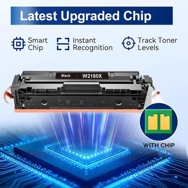 Alt view image 4 of 7 - W2180X Black Toner 3301fdw Compatible for HP 218X Black Toner Cartridge
