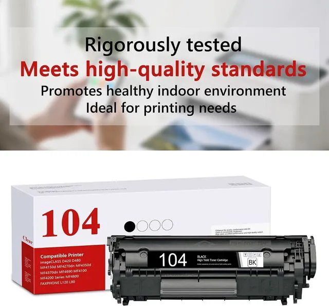 Alt view image 7 of 7 - 104 Black Toner Cartridge CRG-104 High-Yield MF4150 MF4270 MF4370 L120 L90