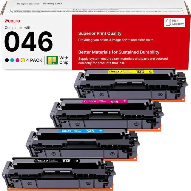 Main image of 046 Toner Cartridges 4 Pack for Canon MF733Cdw MF731Cdw LBP654Cdw