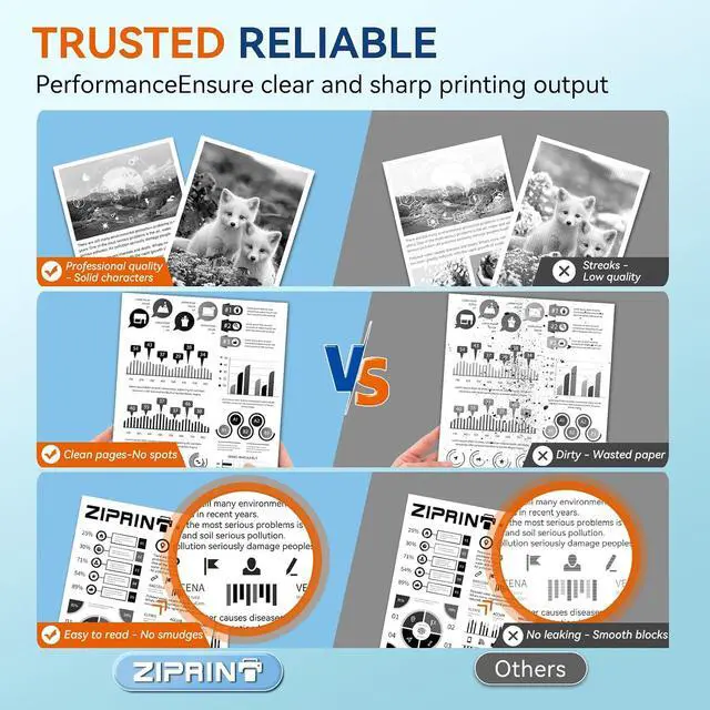Alt view image 7 of 7 - ZIPRINT 58A Toner Cartridge Black 2 Pack CF258A LaserJet 58a with Chip