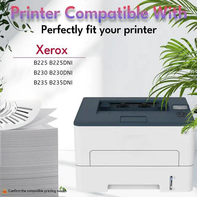 Alt view image 2 of 7 - B230 B225 B235 Black Toner Cartridge 3,000 Pages with Chip Replacement for Xerox 006R04400 006R04401 Toner Cartridge with Xerox B225 B225DNI B230 B230DNI B235 B235DNI Printer (2-Pack)