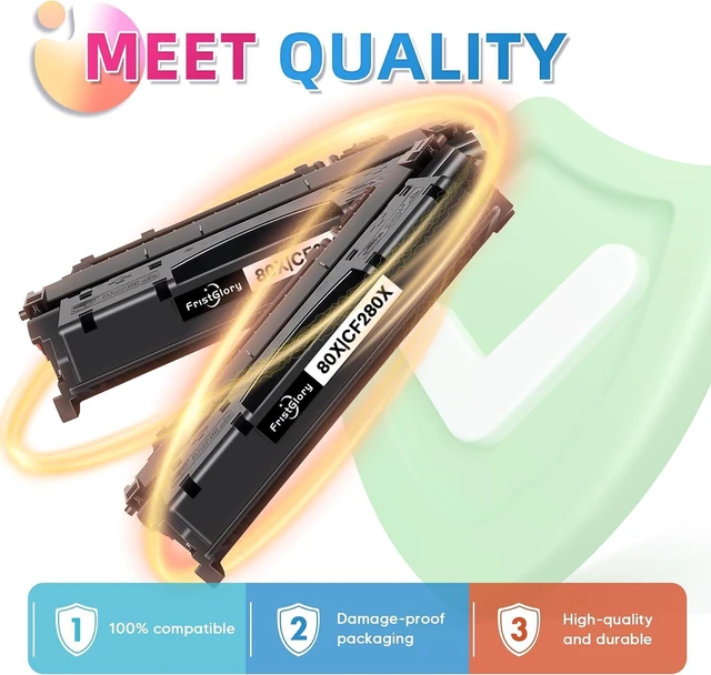 Alt view image 4 of 7 - 80X CF280X High Yield Black Toner Cartridges 2-Pack