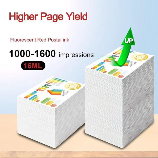 Alt view image 3 of 7 - SL-870-1 XXL High Capacity Red Ink Cartridge Compatible with SL870-1