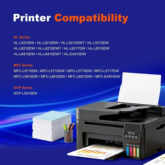 Alt view image 2 of 7 - TN920XL TN920 Toner Replacement for Brother TN920 Toner Cartridges Compatible for HL-L6210DW HL-L6210DWT HL-L5210DN HL-L5210DW HL-L5210DWT HL-L6310DW MFC-L6810DW (2 Black)