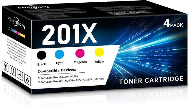 Main image of 201X Toner Cartridges 4 pack High Yield (1Black/1Cyan/1Magenta/1Yellow)