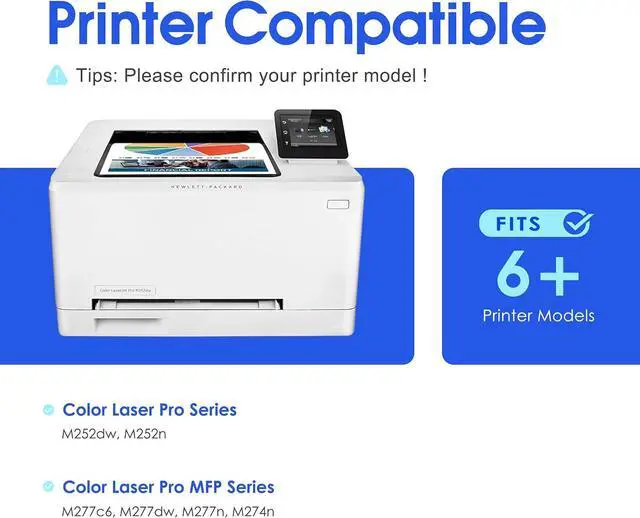 Alt view image 2 of 7 - 201X Toner Cartridges 4 pack High Yield (1Black/1Cyan/1Magenta/1Yellow)