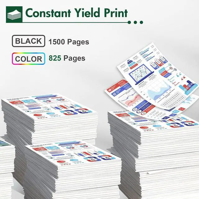 Alt view image 3 of 7 - 910XL Ink Cartridge Combo Pack Compatible for HP 910 910XL Ink