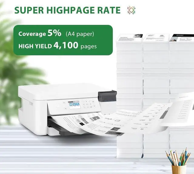 Alt view image 3 of 5 - TK-5452k TK5452 Toner Cartridge Compatible for Kyocera TK5452K Toner