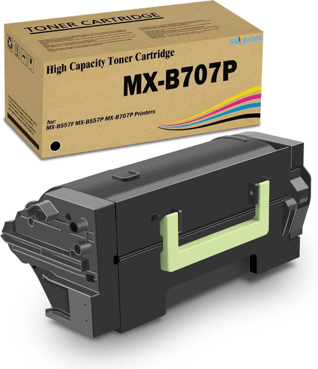 Main image of SkyPrint MX-B707P MXB70T Toner Cartridge Black High Capacity Compatible with Sharp MX-B70 Toner for MX-B557F MX-B557P MX-B707P Printers