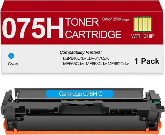Main image of 075 Cyan High Capacity Toner Cartridge 1-Pack
