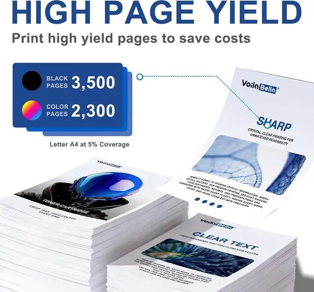 Alt view image 3 of 6 - TN431 Toner Cartridge Set 4-Pack High-Yield Replacement for Brother