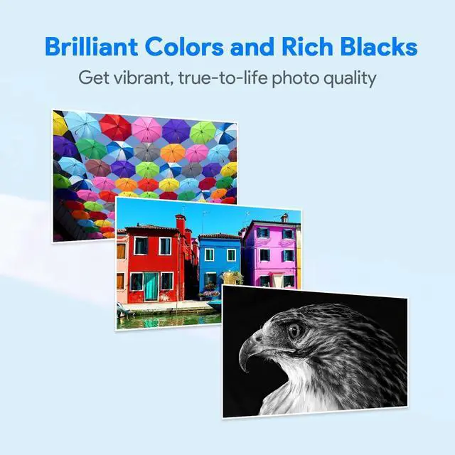 Alt view image 4 of 7 - 745 Ink Cartridge 6Pack Compatible with HP DesignJet Z2600 Z5600 Postscript Printer (300ML Matte Black/Photo Black/Cyan/Yellow/Magenta/Red)