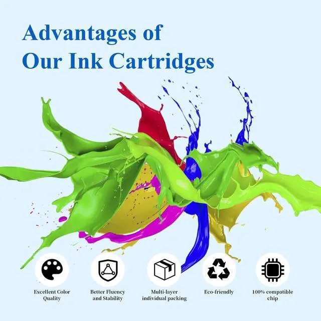 Alt view image 6 of 7 - 745 Ink Cartridge 6Pack Compatible with HP DesignJet Z2600 Z5600 Postscript Printer (300ML Matte Black/Photo Black/Cyan/Yellow/Magenta/Red)