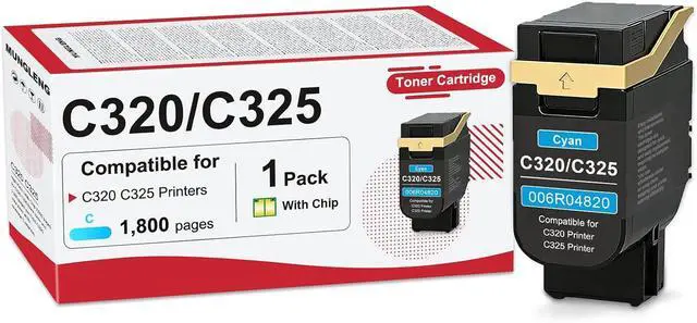 Main image of C320 C325 Cyan Toner Cartridge Compatible for Xerox 006R04820