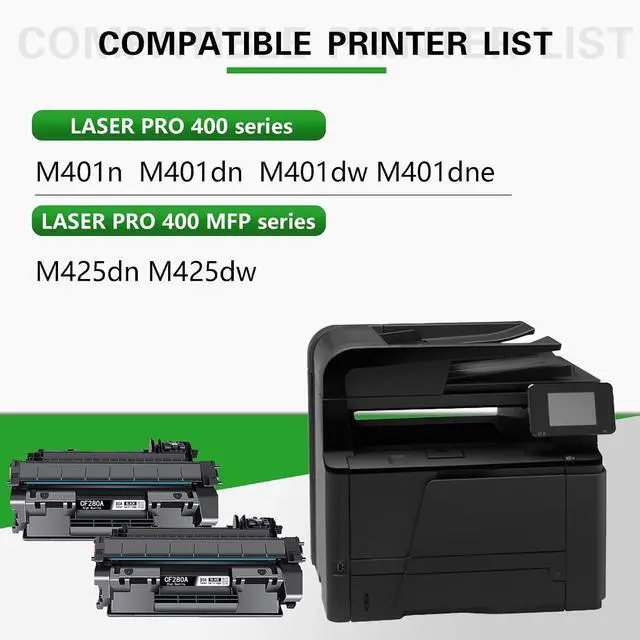 Alt view image 2 of 7 - 80A CF280A Black Toner Cartridge 2-Pack