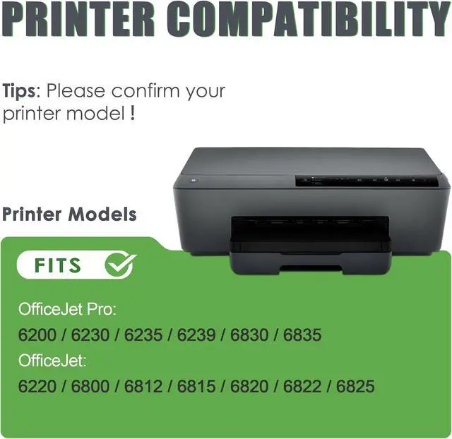 Alt view image 2 of 7 - SFINK 934XL/935XL High Yield Ink Cartridges (4-Pack: Black, Cyan, Magenta, Yellow) Replacement for HP 934 and 935 for HP OfficeJet Pro 6230 6800 6812 6815 6820 6830 6835 Printers