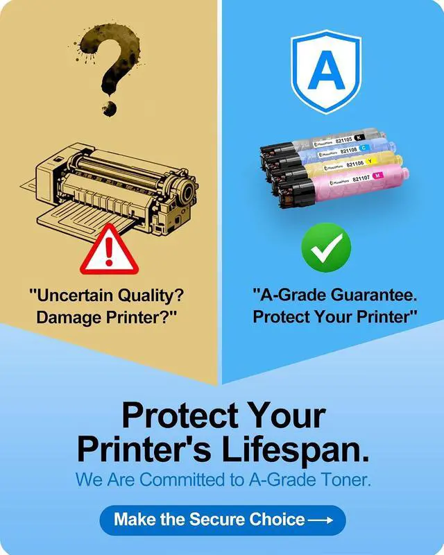 Alt view image 2 of 7 - MasaiMara SP C430A Compatible Toner Cartridges for Ricoh Aficio SP C430 C430A C430DN C431DN C431DN-HS C431DNHT C431DNHW C440DN C441DN LP137DN CLP37DN Printer (Black, Cyan, Magenta, Yellow, 4 Pack)