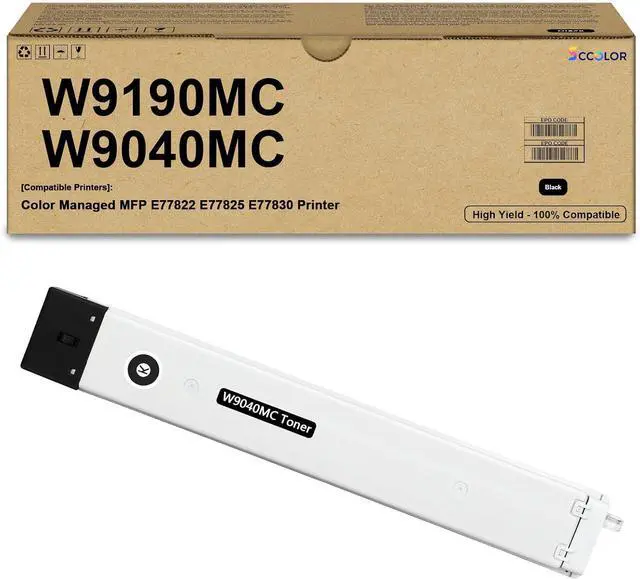 Main image of High Yield W9190MC W9040MC Black Toner Cartridge