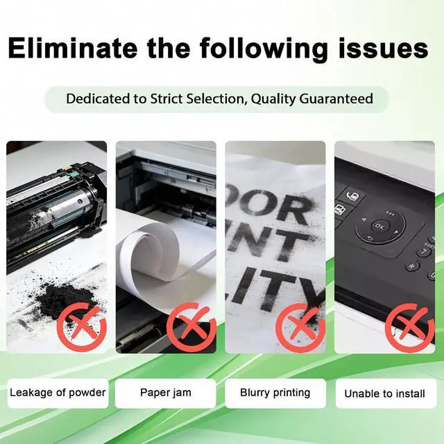 Alt view image 6 of 7 - Replacement for HP 312A Toner Cartridges 4 Pack (B/C/M/Y)