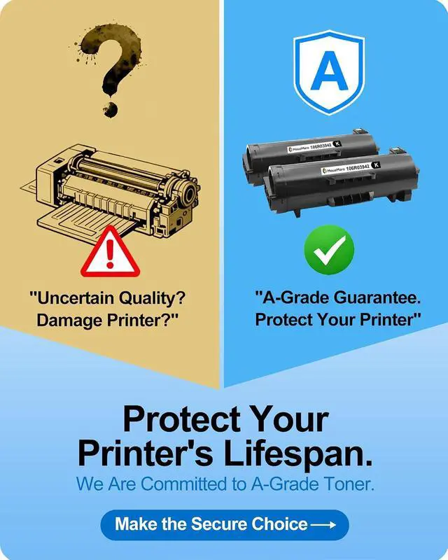 Alt view image 2 of 7 - MasaiMara High Capacity B600 B605 B610 B615 106R03942 106R03940 106R03944 Compatible Toner Cartridges for Xerox Versalink B600 B605 B610 B615 Printer (Black, 2-Pack)