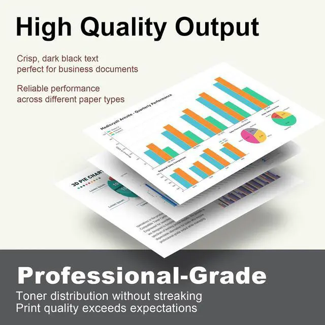 Alt view image 4 of 6 - 046 Toner Cartridge Set: 4 Pack High Yield CRG 046 Cartridges Compatible for Canon 046 Toner Cartridge Work with ImageCLASS MF733Cdw LBP654Cdw MF731Cdw MF735Cdw Printer