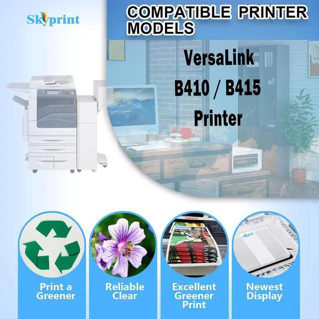 Alt view image 2 of 6 - B410 B415 Toner Cartridge High Yield Compatible for Xerox 006R04726