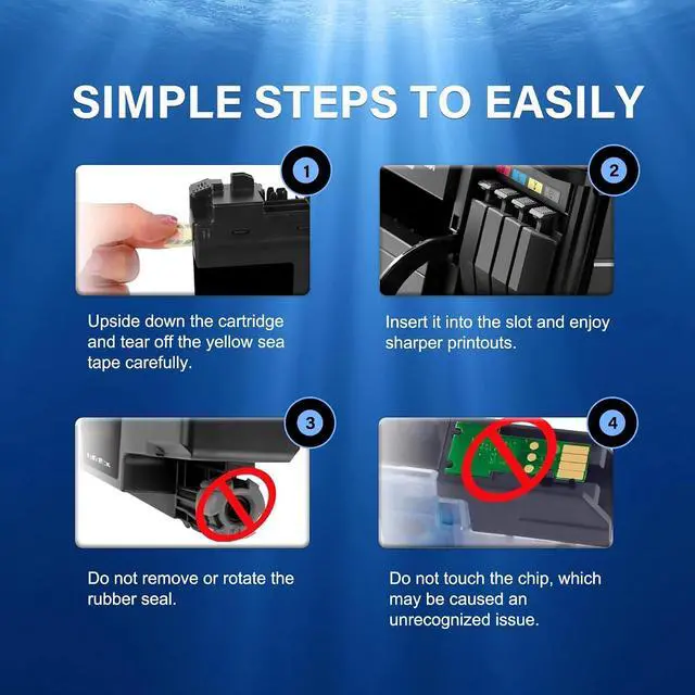 Alt view image 4 of 7 - SFINK LC3017 LC3017XL Ink Cartridges High Yield (5-Pack) Replacement for Brother LC3017 XL Ink Cartridges MFC-J5330DW MFC-J6530DW MFC-J6730DW MFC-J6930DW Printer (BK/C/M/Y)