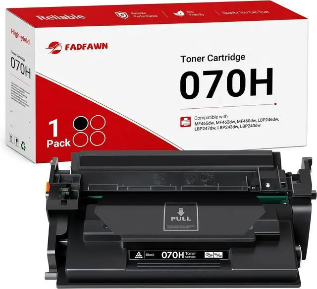 Main image of 070H 1 Pack Black Toner Cartridge High Yield Replacement for Canon 070H 070 Toner for ImageCLASS MF467dw MF465dw MF463dw LBP247dw LBP246dw MF462dw MF461dw LBP244dw LBP243dw LBP241dw Printer