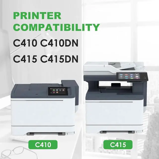 Alt view image 2 of 7 - C410 C415 Toner Compatible with Xerox VersaLink C410DN C415DN Printer