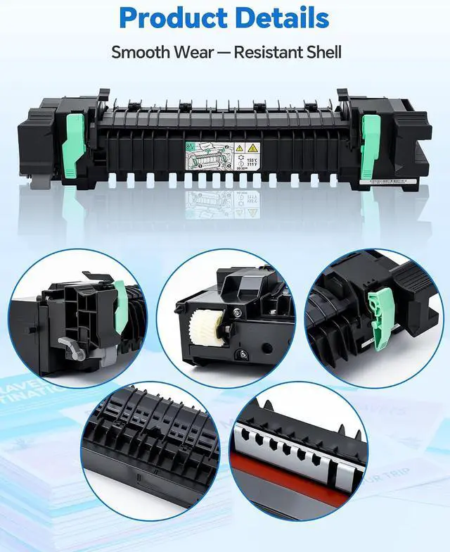Alt view image 5 of 7 - 115R00088 Fuser Unit Replacement Compatible with Xerox VersaLink C400 C405 WorkCentre 6655 6655i Laser Printer 110V