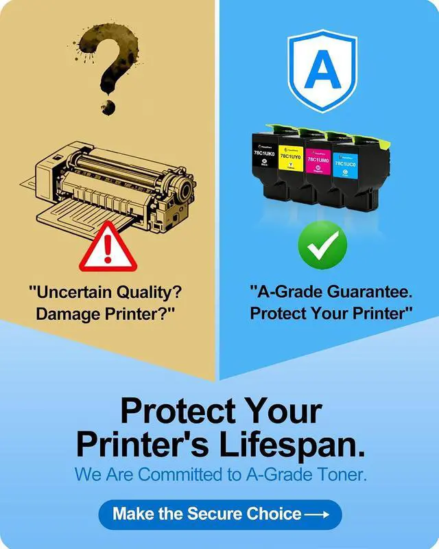 Alt view image 2 of 7 - MasaiMara 78C1U 78C1UK0 78C1UC0 78C1UM0 78C1UY0 Ultra High Yield Toner Cartridges for Lexmark CS521, CS521dn, CS622, CS622de, CX622, CX622ade, CX625, CX625ade, CX625adhe Printers (Black, 2-Pack)