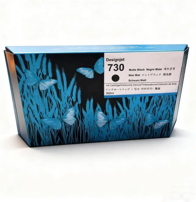 Main image of Hha&Ptj 730 Ink Cartridges Replacement for HP 730 Matte Black P2V71A, 300ml High Capacity Ink for HP Designjet T1600 T1700 T2600 Printer
