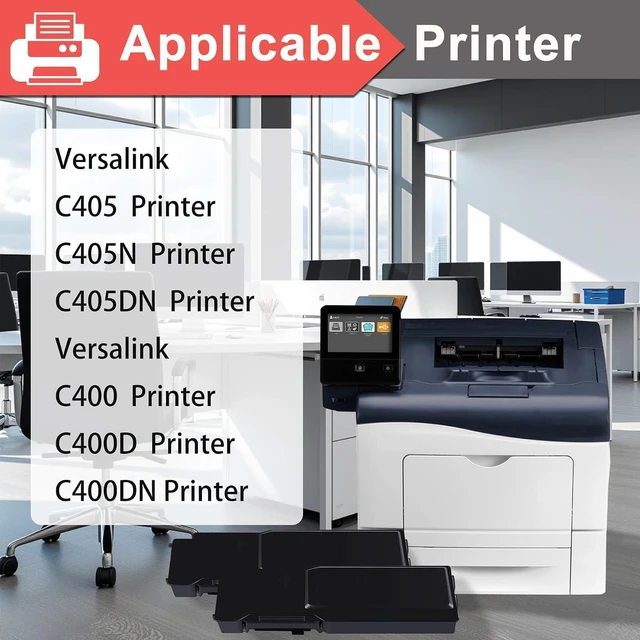 Alt view image 2 of 6 - Versalink C400 / C405 Toner Cartridges High Yield set for Xerox C400 C405