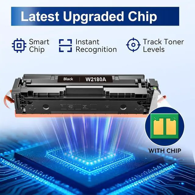 Alt view image 4 of 7 - W2180A Black Toner 3301fdw Compatible for HP 218A Black Toner Cartridge