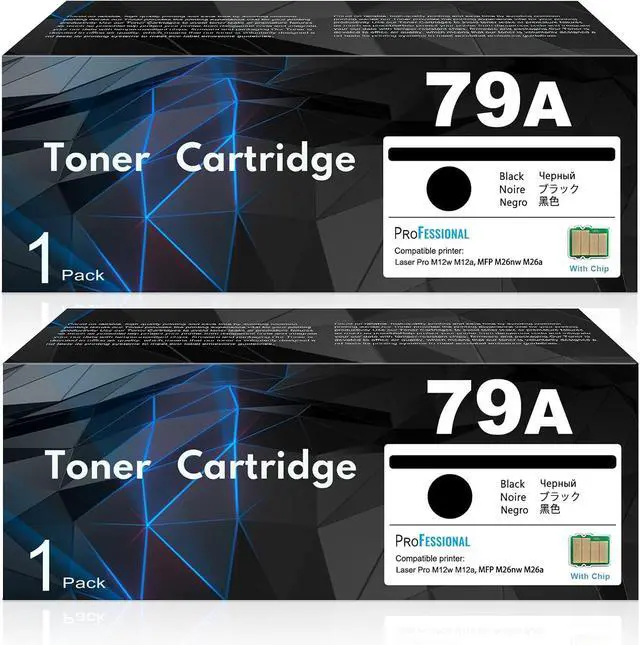Main image of 79A Toner Cartridge, CF279A 2 Black Compatible M26nw Toner Replacement for HP 79A Laser Pro M12w M12a; Laser Pro MFP M26nw M26a Printer Ink