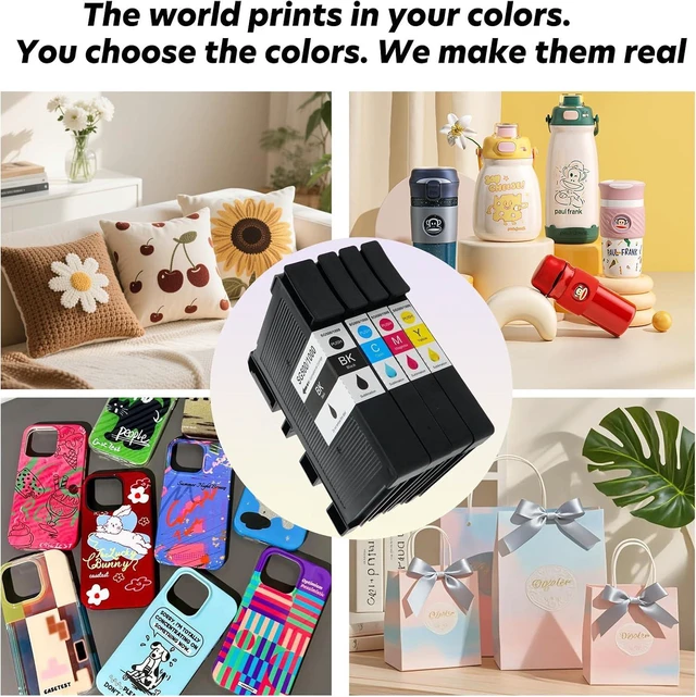 Alt view image 7 of 7 - Version 4.03 Sublimation Ink Cartridge Replacement for Sawgrass Virtuoso SG500/SG1000 Printers (BK/C/M/Y, 4 Pack), Compatible with Firmware Version 4.03