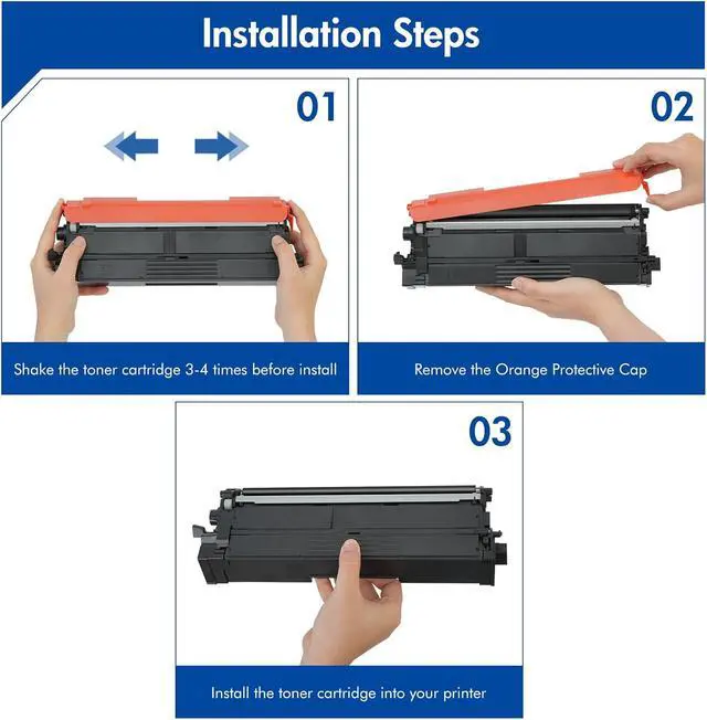 Alt view image 6 of 6 - TN635 TN635XL Toner Cartridges Compatible for Brother MFC-L8930CDW 4-Pack