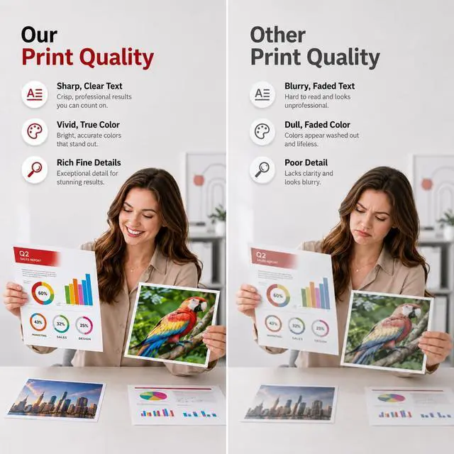 Alt view image 4 of 7 - 055 Toner Cartridges High-Yield 4-Pack(BK/C/M/Y) Compatible MF743cdw Toner