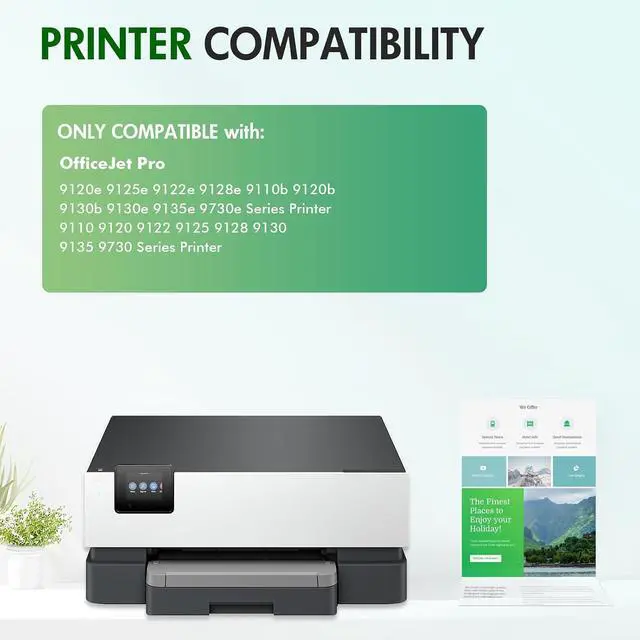 Alt view image 2 of 7 - 936 936XL 9125e 9120e Ink Cartridges Combo PackReplacement for HP 936e 936 Ink Cartridges for HP OfficeJet Pro 9125e 9120e 9730e 9130 9135e 9122e 9128e 9110b 9120b 9130e Printers (4 Pack