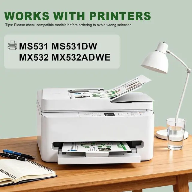 Alt view image 2 of 6 - 66S1H00 High Yield Toner Cartridge Use for MS531 MS531dw MX532 MX532adwe Printers (1 Black)