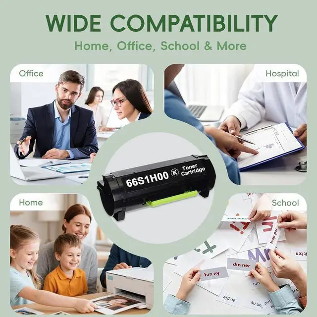 Alt view image 6 of 6 - 66S1H00 High Yield Toner Cartridge Use for MS531 MS531dw MX532 MX532adwe Printers (1 Black)